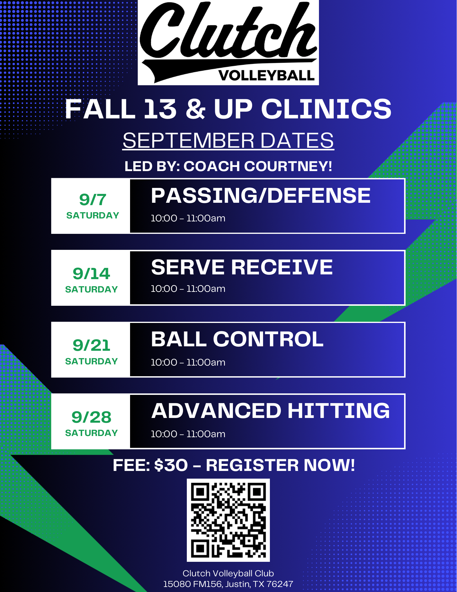 Fall Clinics